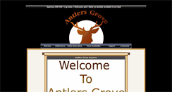 Desktop Screenshot of antlersgrove.com